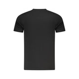 Black Cotton Men T-Shirt