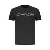 Black Cotton Men T-Shirt