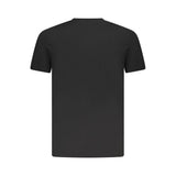 Black Cotton Men T-Shirt