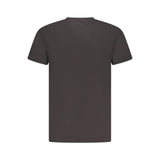 Black Cotton Men T-Shirt