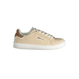 Beige Polyester Women Sneaker