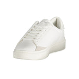 White Polyester Women Sneaker