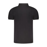 Black Cotton Polo Shirt