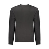 Black Cotton Men Sweater
