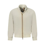 Beige Nylon Men Jacket