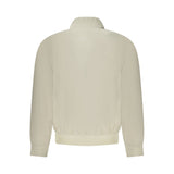 Beige Nylon Men Jacket