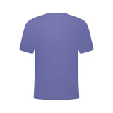 Blue Cotton Men T-Shirt
