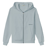 Gray Cotton Women Hoodie