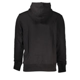 Black Cotton Men Sweater