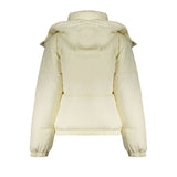 Beige Polyester Jackets & Coat