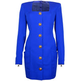 Blue Wool Dress