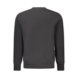 Black Cotton Men Sweater