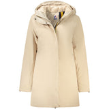 Beige Polyester Jackets & Coat