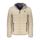 Beige Polyamide Men Jacket
