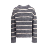 Striped wool mohair Sweater