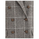 Alpaca and wool Prince de Galles Blazer
