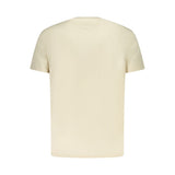 Beige Cotton Men T-Shirt