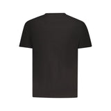 Black Cotton Men T-Shirt
