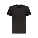 Black Cotton Men T-Shirt