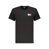 Black Cotton Men T-Shirt