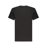 Black Cotton Men T-Shirt