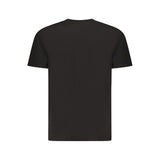 Black Cotton Men T-Shirt