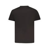 Black Cotton Men T-Shirt