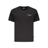 Black Cotton Men T-Shirt