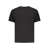 Black Cotton Men T-Shirt