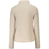 Beige Polyester Women Sweater