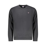 Black Cotton Men Sweater