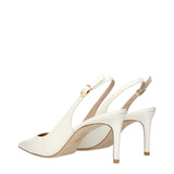 Beige Leather Pumps