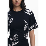 Black Cotton Women Dress