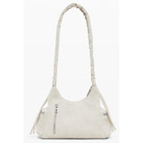 Beige Polyethylene Women Handbag