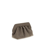 Bios suede Clutch Bag