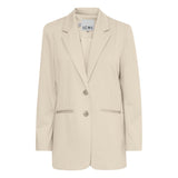 Beige Recycled Polyester Blazer