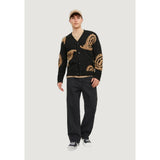 Black Cotton Relaxed Fit Jean