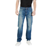 Blue Cotton Relaxed Fit Jean