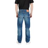 Blue Cotton Relaxed Fit Jean