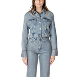 Light Blue Organic Cotton Jackets & Coat