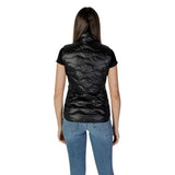 Black Polyamide Sleveless Jacket