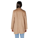 Beige Polyester Trench Coat