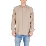 Beige Viscose Shirt
