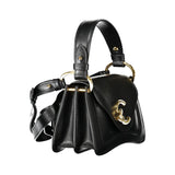Black Leather Women Handbag