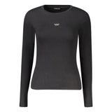 Black Cotton Women T-Shirt