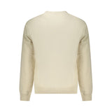 Beige Cotton Men Sweater