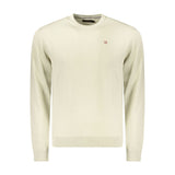 Beige Cotton Men Sweater
