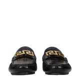 Black Leather Slip-On Loafers