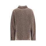 Cardigan with classic collar