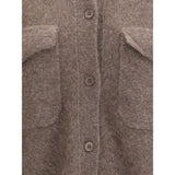 Cardigan with classic collar